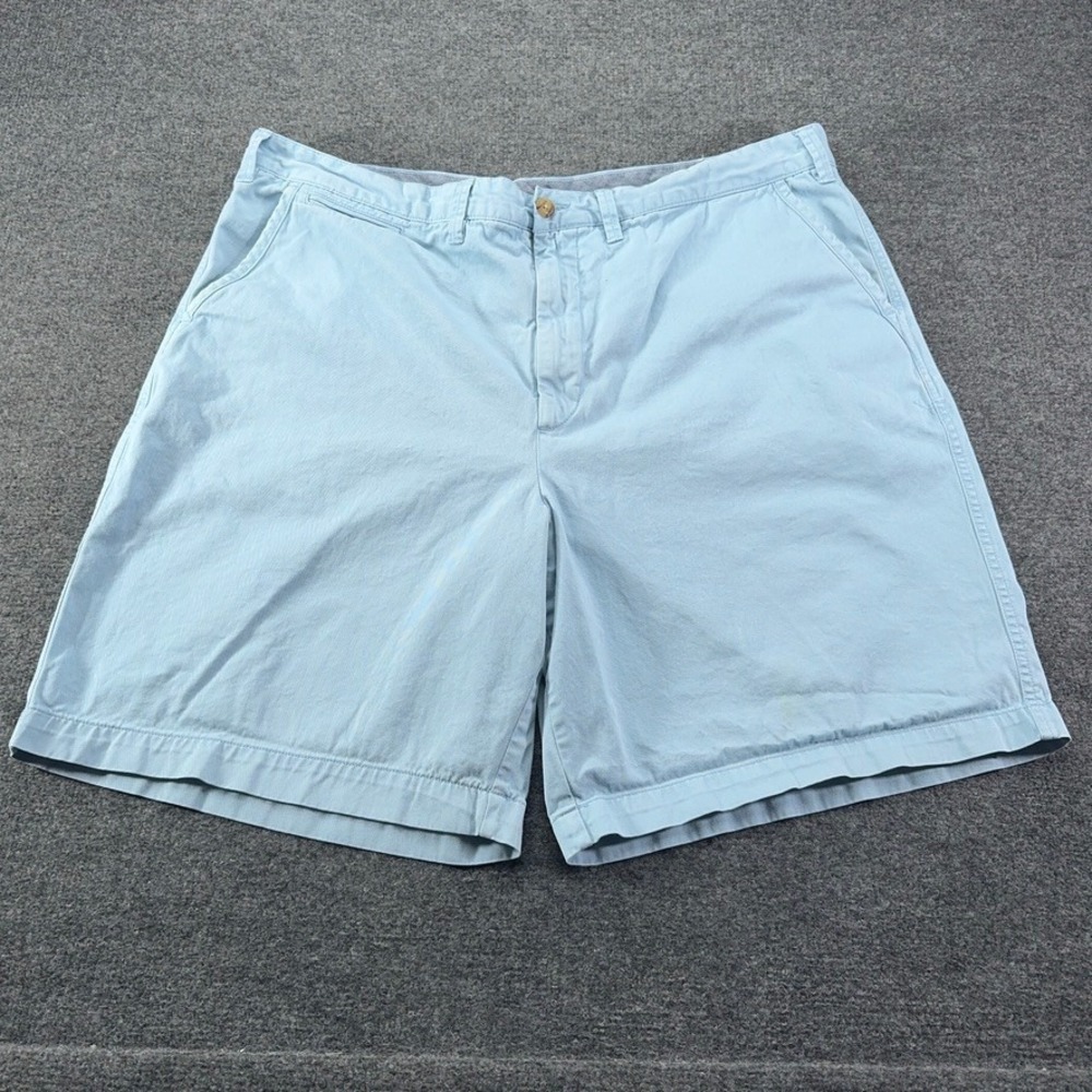 Polo Ralph Lauren Mens Light Blue Cotton Twill Chino Shorts Size 42